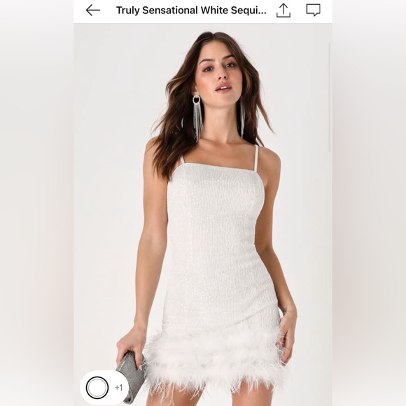 NWT Lulu’s truly sensational sequin dress - Picture 1 of 2